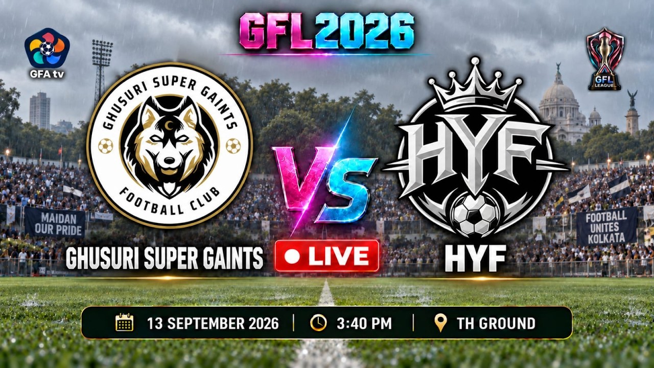 🔴 LIVE | Ghusuri Super Giants vs HYF | GFL 2026 | GFA TV - YouTube