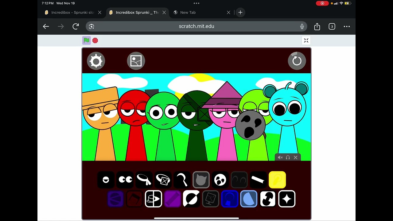 Showing all of my Sprunki games