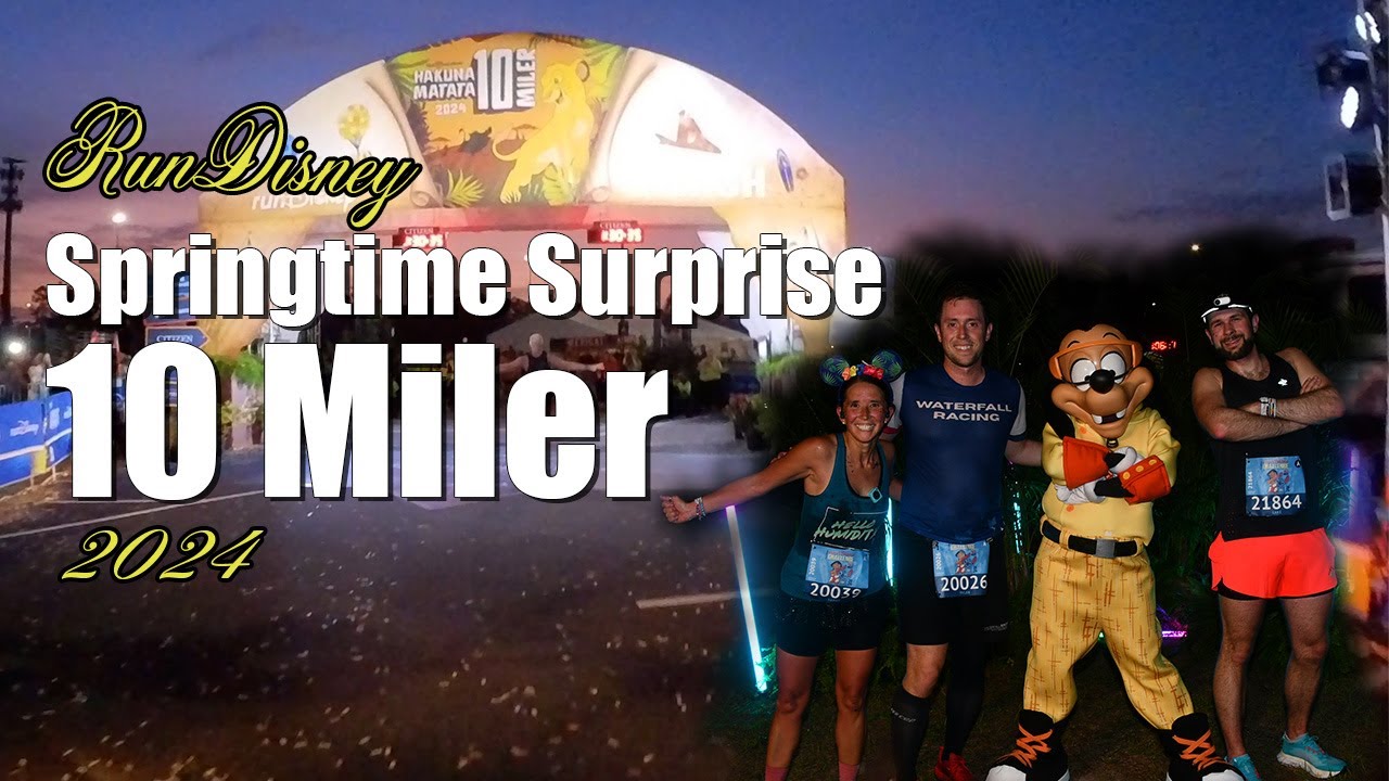 RunDisney Springtime Surprise 10 Miler Race POV 2024