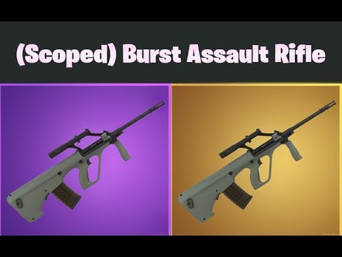 100disparition: Legendary Burst Assault Rifle Fortnite Chapter 2