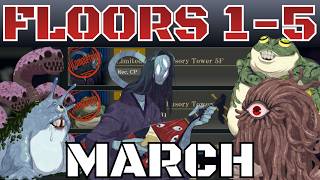 【JJKPP】Limited time Illusory Tower MARCH - Floor 1 2 3 4 5- Complete clear