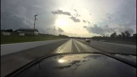 View of my On3 Performance single turbo 2010 Camaro SS from my buddies heads, cam & intake Trans Am.