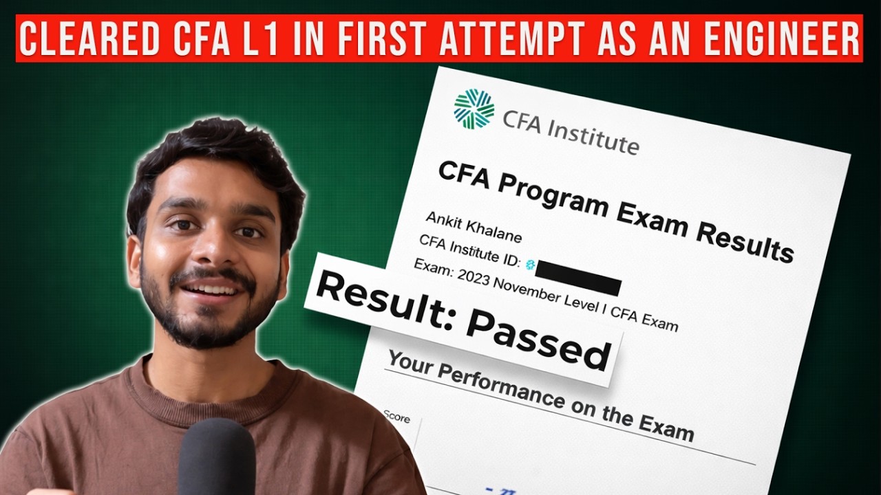 CFA Level 1 Exam | Complete Strategy to CLEAR CFA in FIRST ATTEMPT as ...