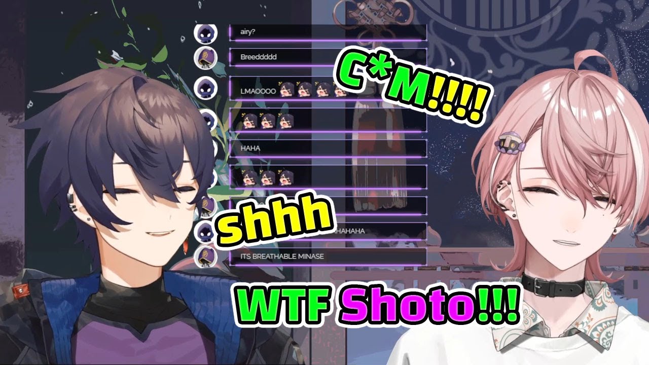 Shoto and Minase Freaking each other out