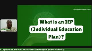 What is Individualised Education Plan (IEP)?