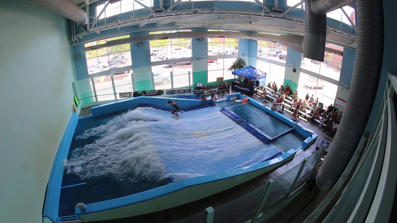 Provo Beach Utah FlowRider Indoor Surf Machine Shopping Center Pros
