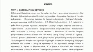TRB Polytechnic Physics Syllabus