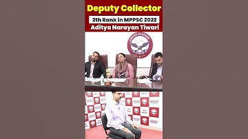 🎉 MPPSC Result 2022 | MPPSC Topper | Rank 2nd | DC Aditya Narayan Tiwari | Genius Academy