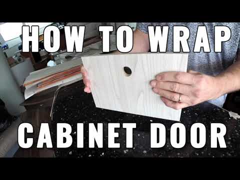 How to wrap a cabinet door using the 3M DI-NOC material Rm wraps Feb 2019