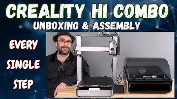 Creality "Hi Combo" Unboxing & Assembly - EVERY-SINGLE-STEP : Multicolor 3D Printer