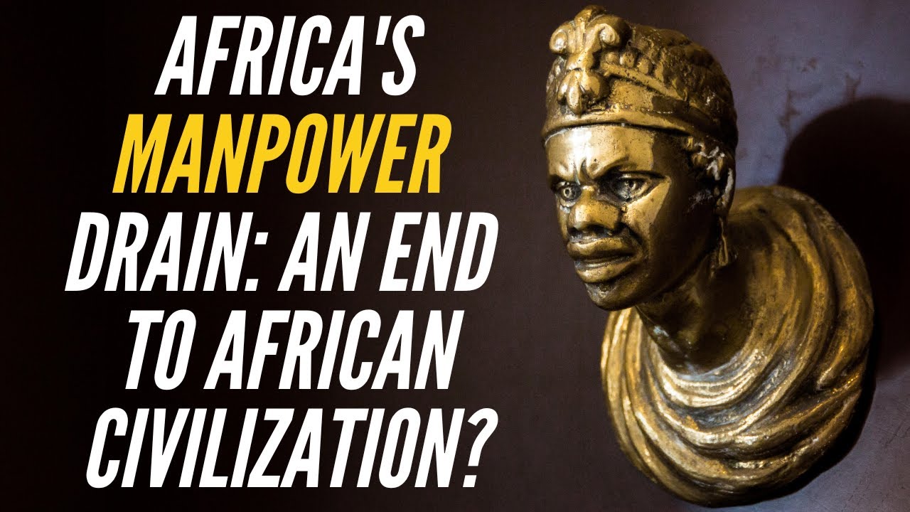 ⁣Africa's Manpower Drain: An End to African Civilization?