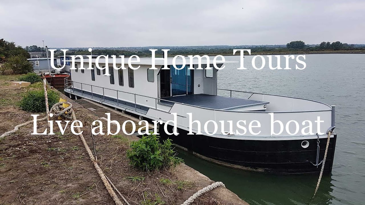 Live Aboard Brand New House Boat For Sale YouTube