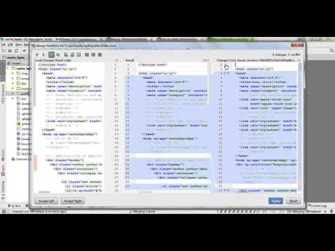 Working with git branches in WebStorm