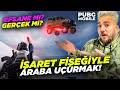 E OHA AMA! İŞARET FİŞEĞİ İLE ARABA UÇURMAK MÜMKÜN MÜ? HİLE?PUBG Mobile Efsane Mi Gerçek Mi?