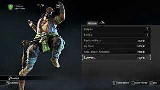 For Honor Shugoki performs Shaolin's Executions,Emotes and Signatures