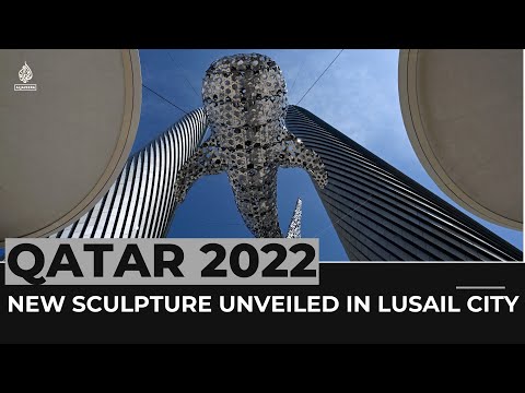 Qatar 2022: 'al nehem' whale shark installation unveiled in lusail city