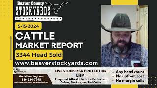 5/15/2024  Cattle Market Report  Beaver County Stockyards