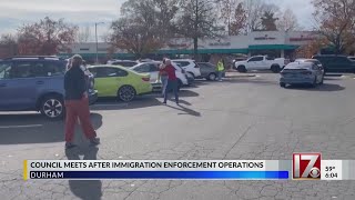 Durham City Council addresses immigration raids