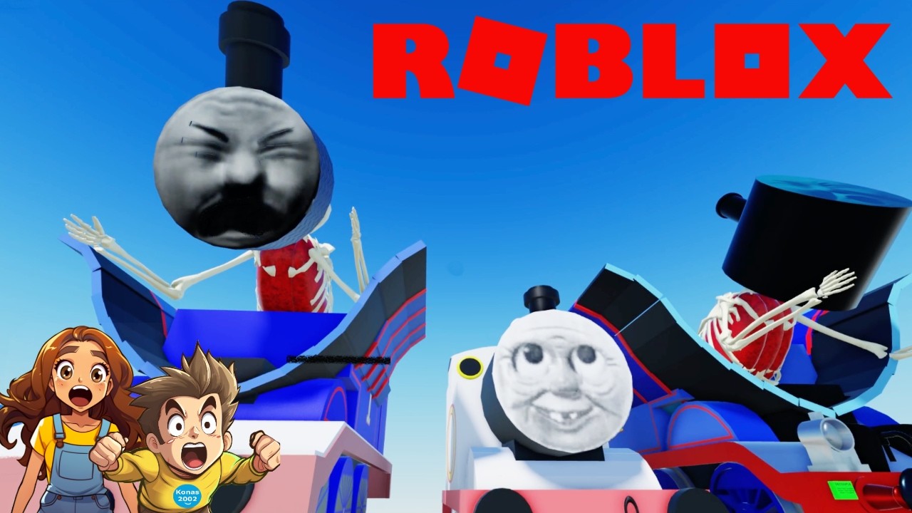 Тимоти, паровоз-призрак, отправляется в сарай № 17! | Геймплей Roblox || Konas2002