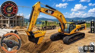 Mega Excavator Construction Game 2026 - Offroad JCB Driving Simulator 3D | Android Gameplay screenshot 2