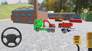 Highway  Repairing  - Snow Excavator  Construction Simulator - Android Gameplay screenshot 4