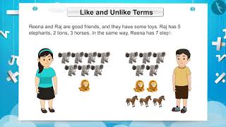 Like and Unlike Terms (Algebraic Expressions) | Part 1/3 | English | Class 7