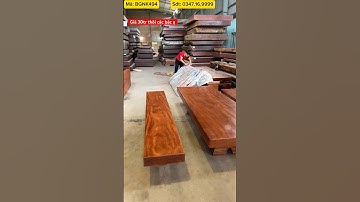 Bộ K3 nguyên khối gỗ Cẩm Hồng Giá Thanh Lí | gỗ Việt Bắc #bàn_gỗ_nguyên_khối