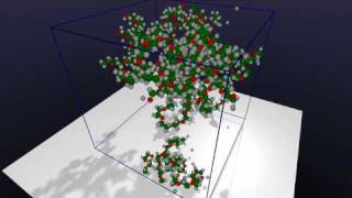 Simulations of polymer blend (HD)