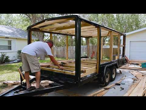 Man Builds Stunning MOBILE HOMES With Low Budget | Start to Finish by @buildersblueprint