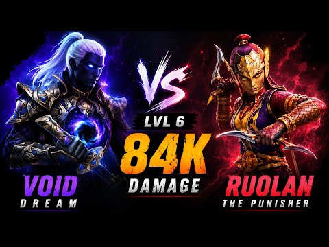 Void Dream vs Ruolan Lv. 6 | 84K Damage | Shadow Fight 3