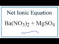 Net Ionic Equations and Solubility