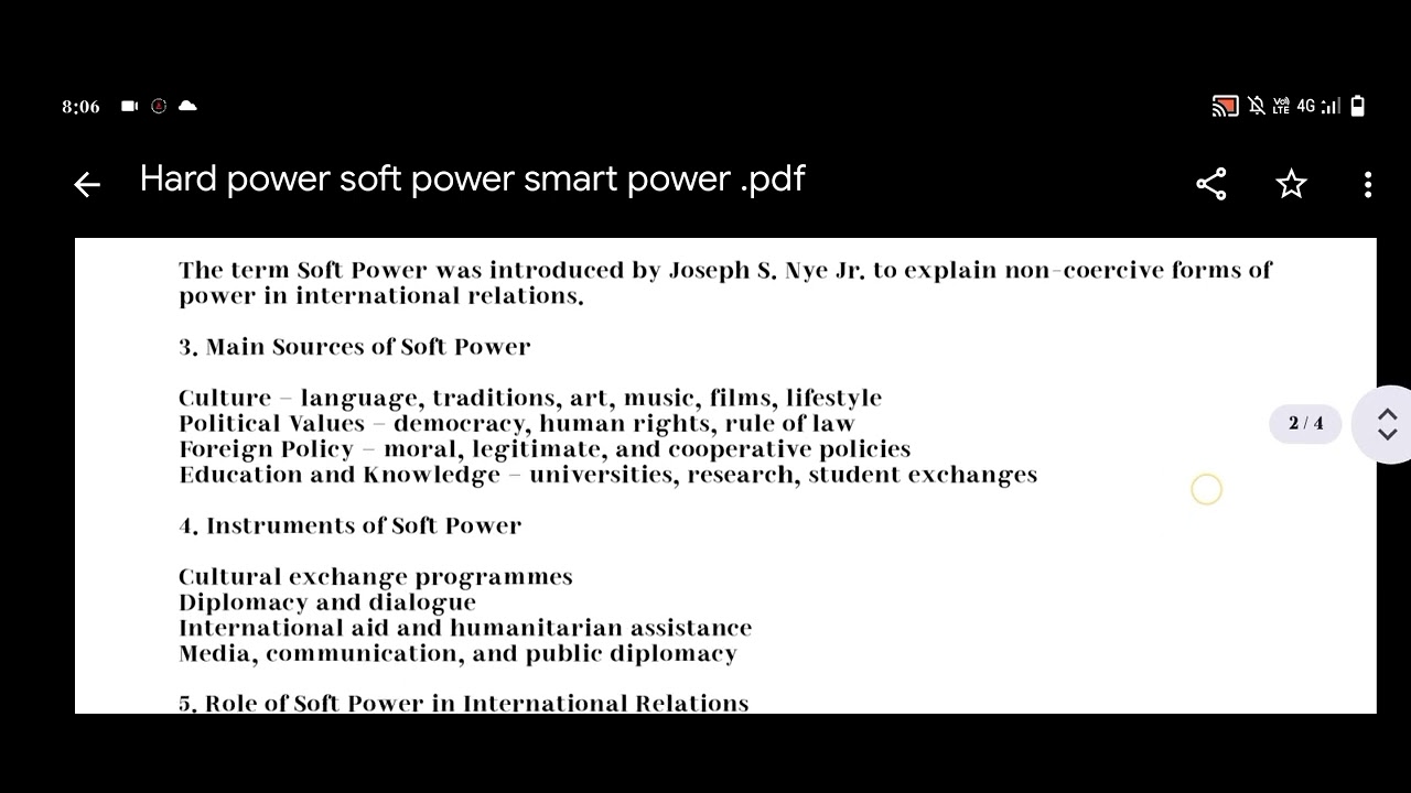  HARD POWER+SOFT POWER=SMART POWER 