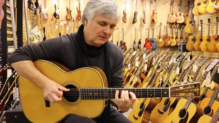 Laurence Juber playing a 1928 Martin 000-45 here at Norman's Rare Guitars