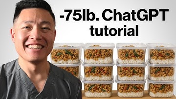 I lost 75lb. How to use ChatGPT for rapid weight loss (Full Tutorial)
