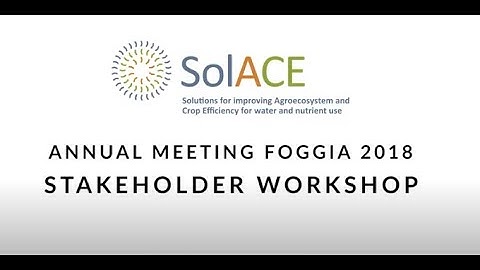 Stakeholder engagement in SolACE
