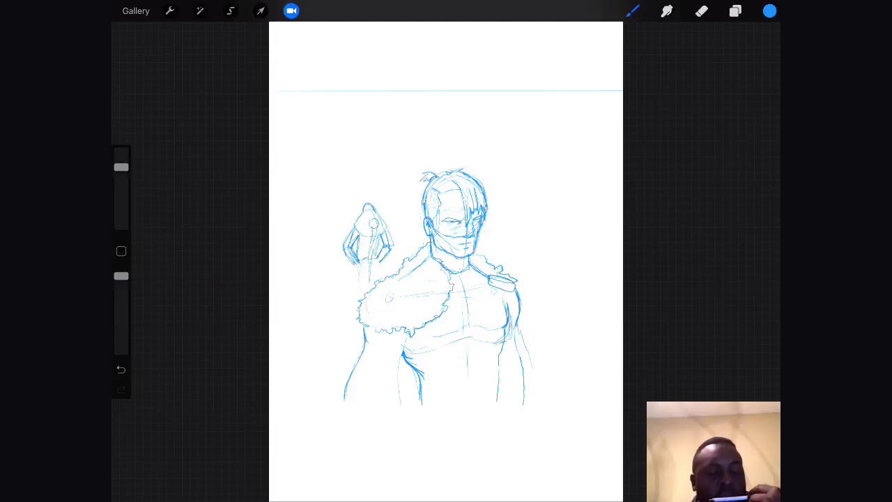 Testing out new Procreate 4 update on iPad Pro w/ Apple Pencil - YouTube