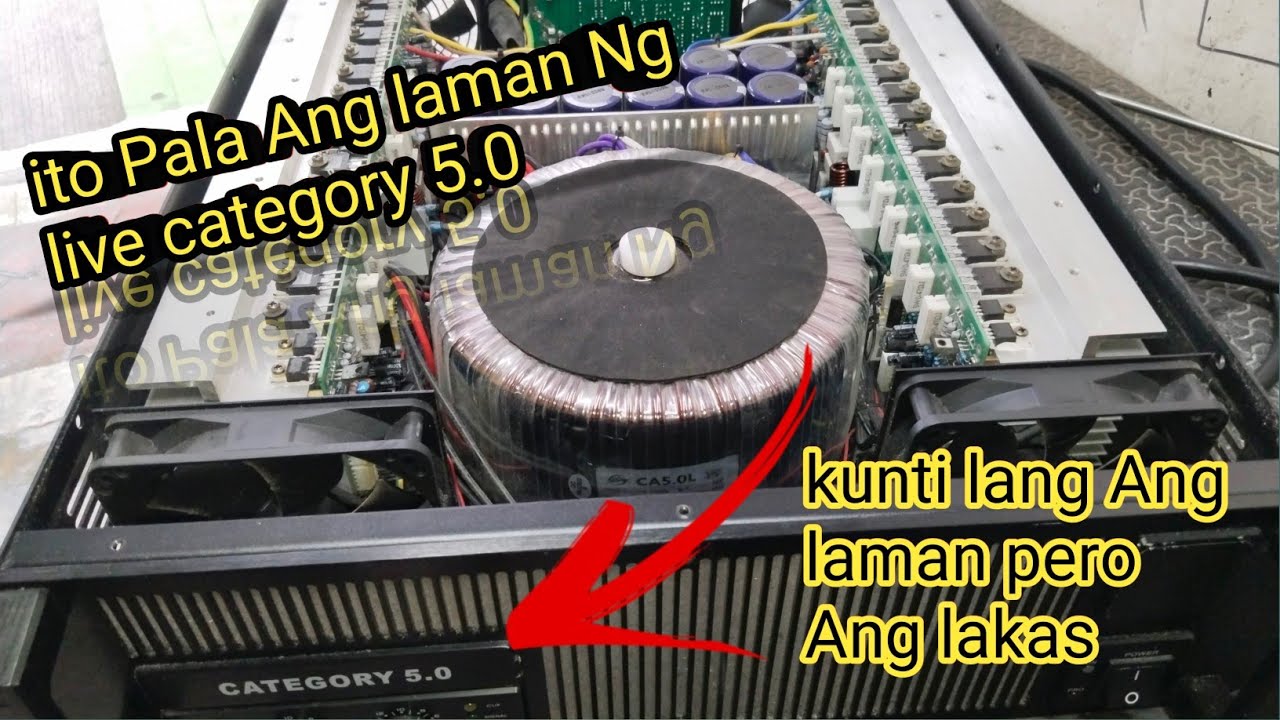REVIEW LIVE CATEGORY 5.0 POWER AMPLIFIER,.Solid Ng laman Ang laki Ng supply