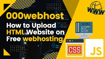 How to upload HTML website on 000webhost | Free website hosting | 000webhost tutorial upload website