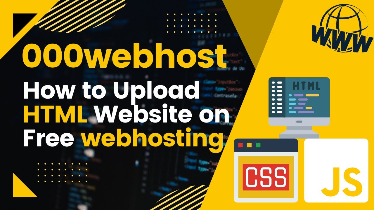 How to upload HTML website on 000webhost | Free website hosting | 000webhost tutorial upload website