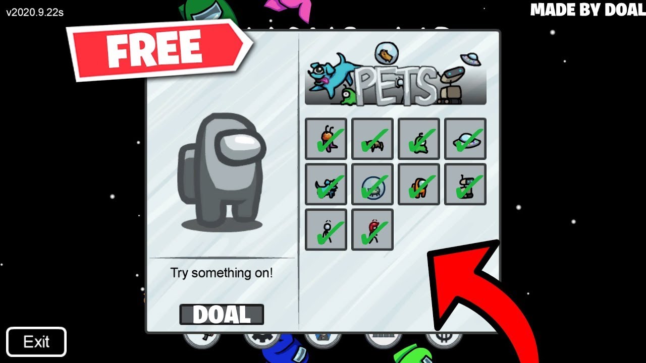 GET YOUR FREE PETS IN AMONG US! HOW TO GET FREE PETS IN AMONG US(PC