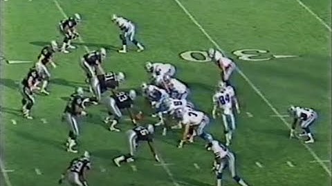 Dallas Cowboys @ Oakland Raiders, Week 12 1995 Full Game
