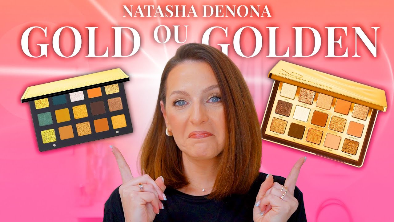 💛 NATASHA DENONA GOLDEN PALETTE Revue Complète et Comparaison GOLDEN
