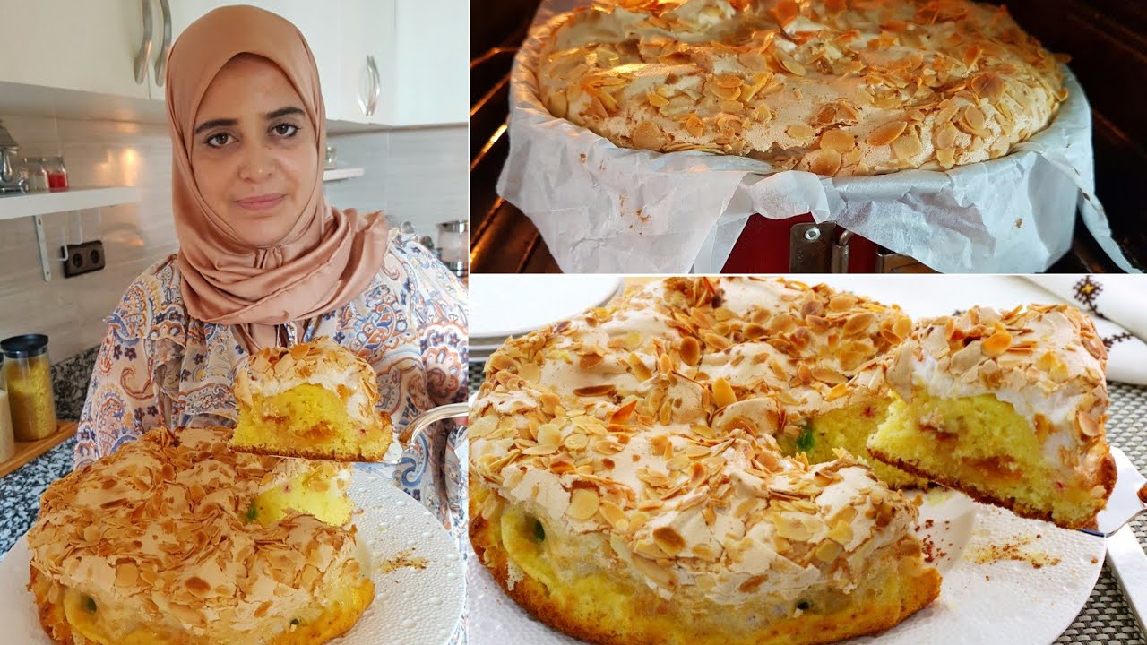 الكيكة المفخفخة 🤭 كيكة الماكرون نساي الكيك العادي ونوضي جربي الجديد في الكيك شي حاجة واااعرة