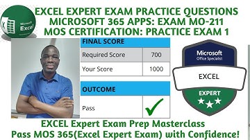Excel Expert Exam (Exam MO 211) - (Microsoft 365 Apps) - Practice Exam 1