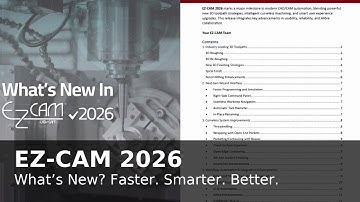 What’s New in EZ-CAM 2026 – Faster CNC Programming Starts Here