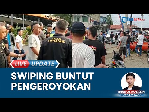 Sekelompok Ormas Swiping, Cari Oknum Lembaga Keuangan yang Keroyok Ustaz Muhi di Baros Serang