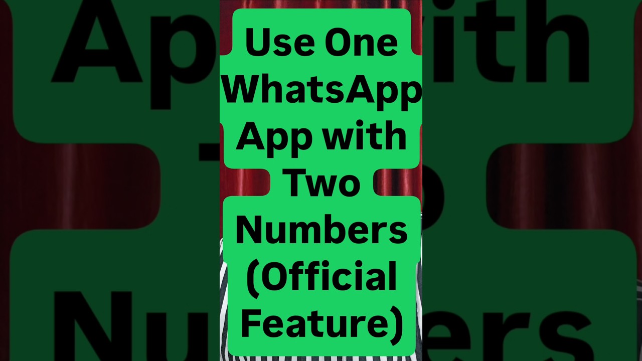 One WhatsApp App 😲 Two Phone Numbers! | No Dual App Needed