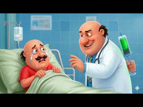 Aaj Mangalwar Hai Motu bimar hai | Hindi Rhyme for Kids | बुखार हुआ है All Rhymes | Part 08