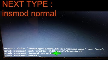 FAST EXIT FROM GRUB RESCUE SCREEN