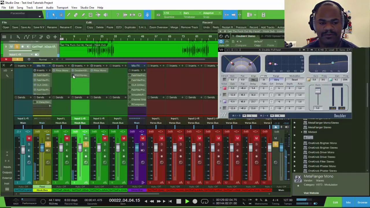 Presonus Studio One 3 How To Mix Background Vocals Part 2 By. (DoubleK ...